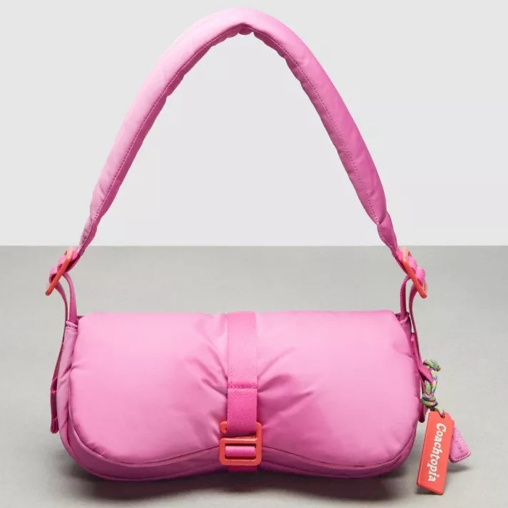 Coachtopia Loop Puffy Wavy Dinky Bag Size OS Color Bright Magenta